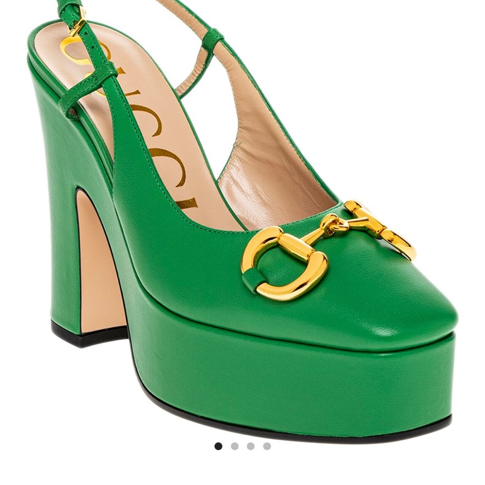 Gucci Horsebit leather pump